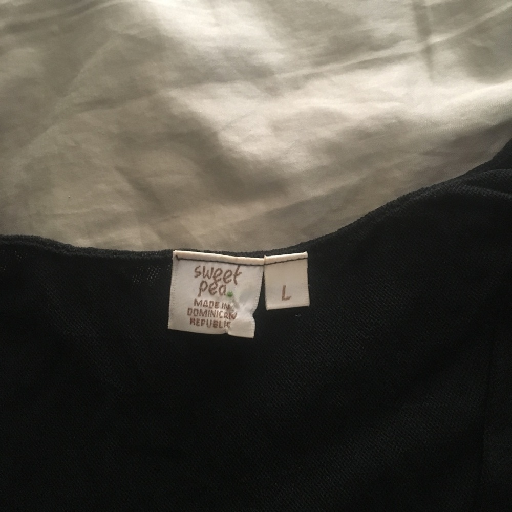 Black sweet pea tank